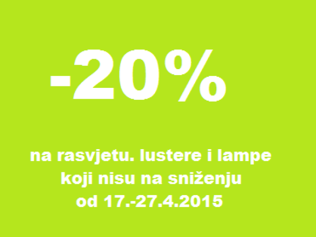 DANI INTERIJERA u Tower centru!!! - LUCE daruje -20% popusta