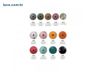 Dostupne boje visilice