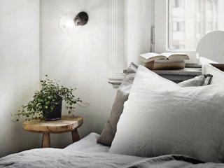 zidna lampa kugla black