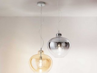 Luster Bowl fume i amber