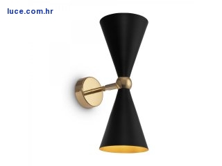 Zidna lampa Večer AP2 - crna