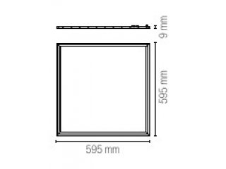 Kupaonski LED panel 60x60 IP65