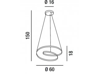 Luster Ritmo 60 cm