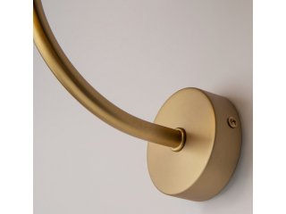 detalji metal zlatni lampa