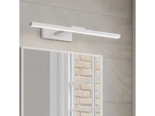 Zidna lampa ogledalo bijela