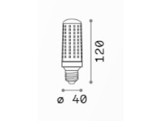 E27 14W 4000K cilindar