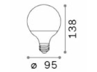 E27 globo 14W 3000K