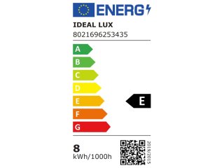 E27 d.125 8W 4000K opal bijela