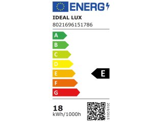 E27 d.125 globo 18W 3000K