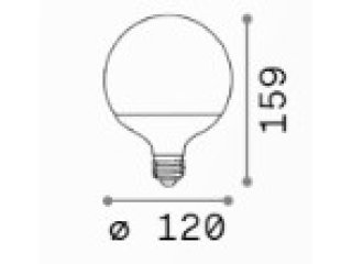 E27 d.125 Globo 18W 4000K
