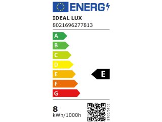 E27 d.125 8W 3000K dimabilna