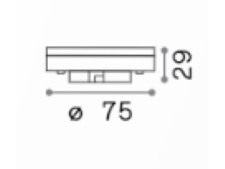 GX53 9W 3000K dimabilna