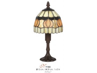 Tiffany stolna lampa lila