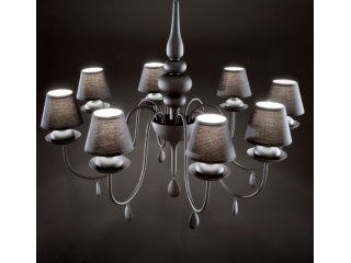 Luster Blanche 75cm crni