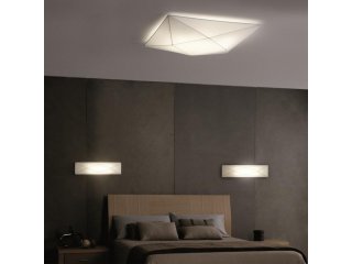 Plafonjera 80x80cm optical white 4 X E27