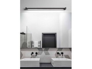 Zidna lampa 100 crna