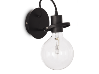Zidna lampa Radio crna