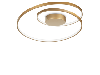 Stropna lampa Oz zlatna
