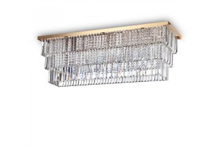 Stropna lampa Martinez zlatna