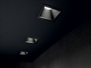 Ugradbena rasvjeta - kvadrat crna