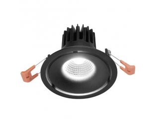 Ugradbena lampa Eden crna 3000K