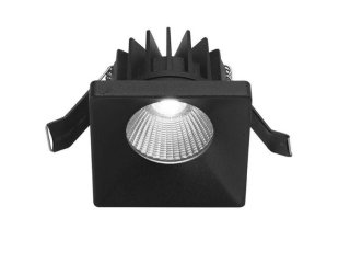 Ugradbena lampa Dane crna kvadratna