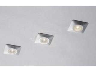 Ugradbena lampa Aso 3 kom kvadratne