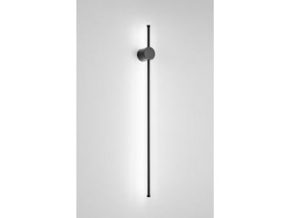 Zidna lampa Clock crna 97cm