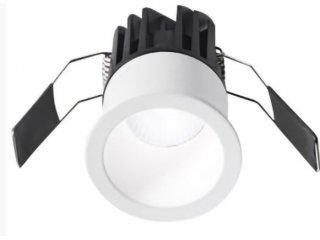 Ugradbena lampa Quebui bijela okrugla