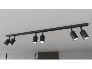 Stropna lampa Flash 6 black