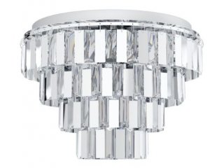 Stropna lampa Erseka - krom