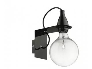 Zidna lampa Minimal crna
