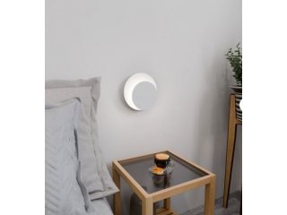 Zidna lampa Circle - bijela