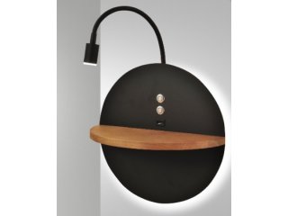 Zidna lampa Dual crna Dimabilna