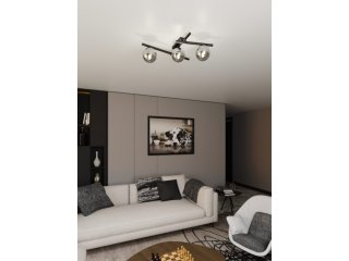 Stropna lampa Smart3 - grafit