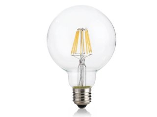 Žarulja E27 Globo d.95 8W 3000K cri90 prozirna