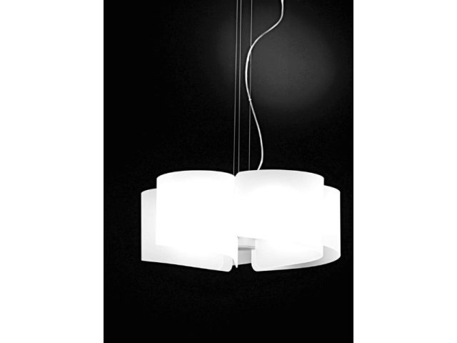 Luster Papiro 5 Svjetala Bijeli