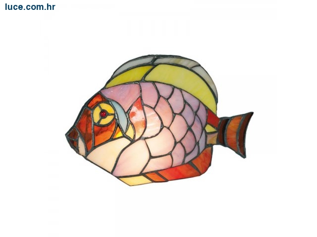 Lampa Tiffany ribica