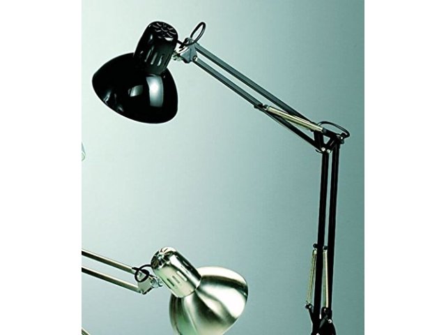 Stolna radna lampa- crna sa postoljem