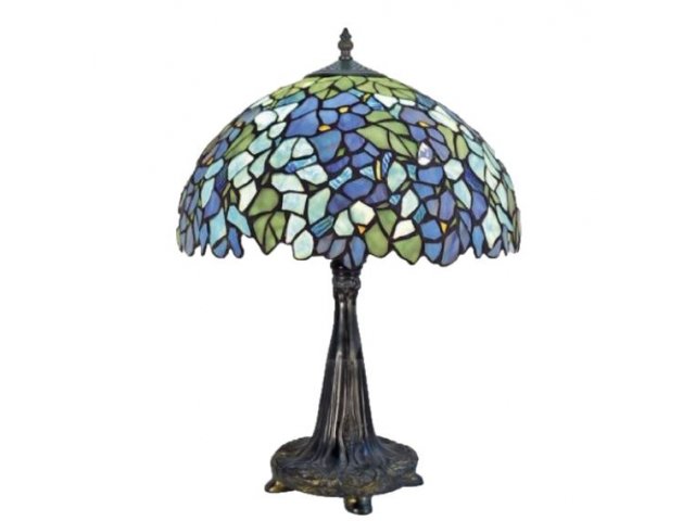 Tiffany lampa plava