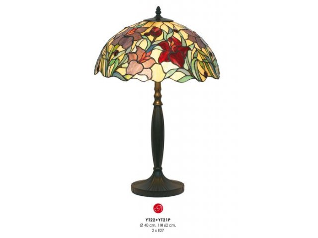 Tiffany stolna lampa cvijet R