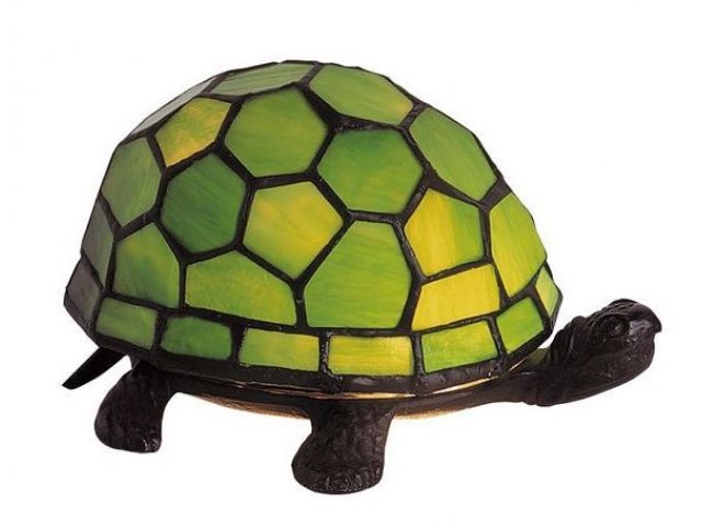 Tiffany lampa kornjača zelena