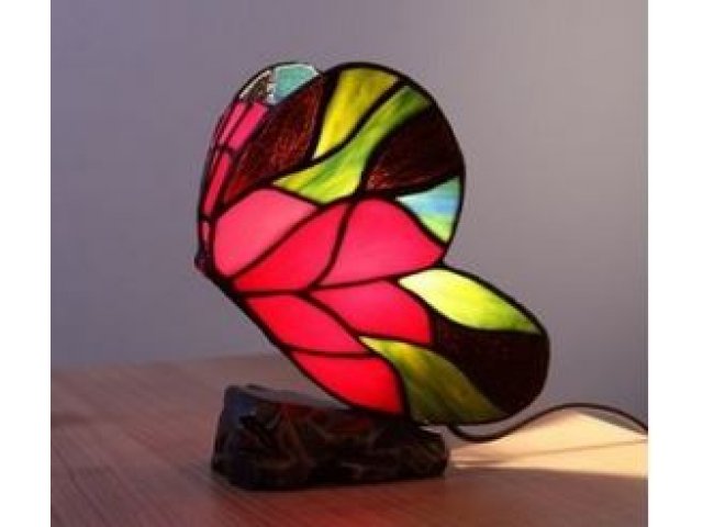 Tiffany lampa leptir crveni