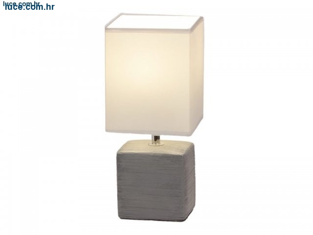 Stolna lampa E14 - siva