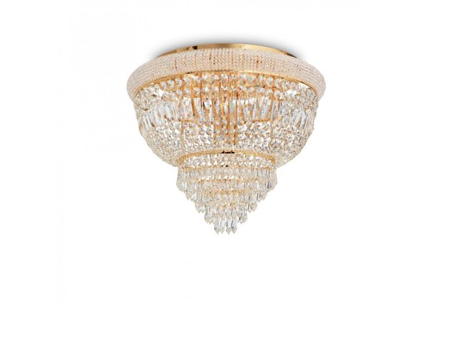 Stropna lampa Dubai zlatna