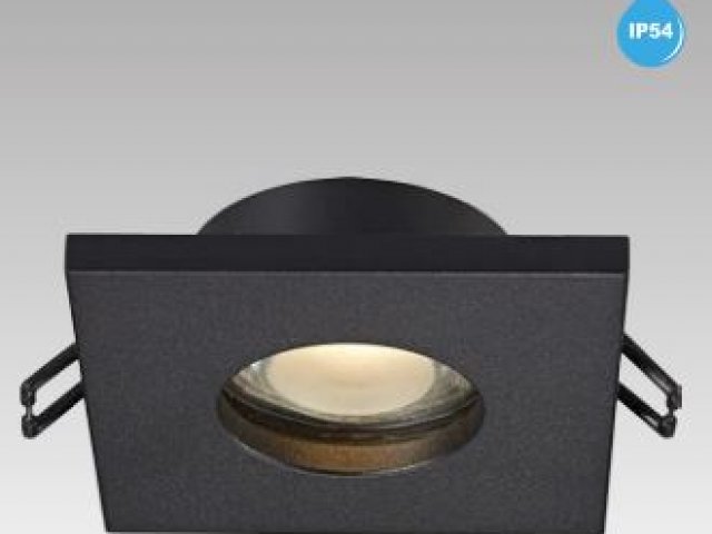 Ugradbena lampa za kupaonicu crna IP54