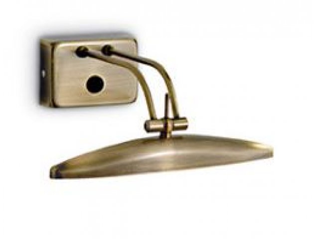 Zidna lampa ant.brass