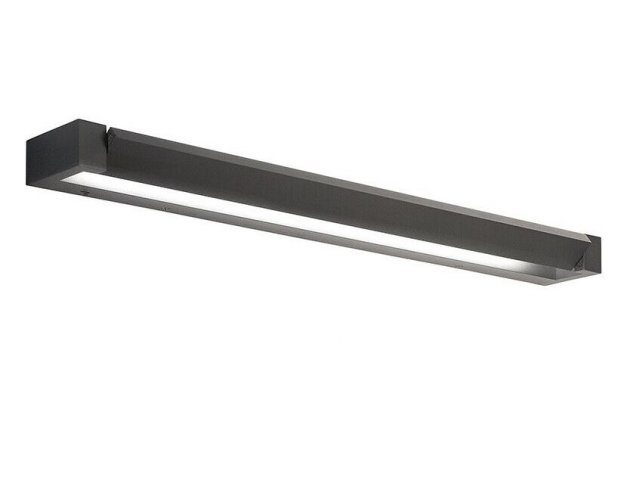 Zidna lampa crna 70 cm
