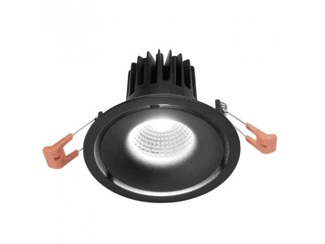 Ugradbena lampa Eden crna 3000K