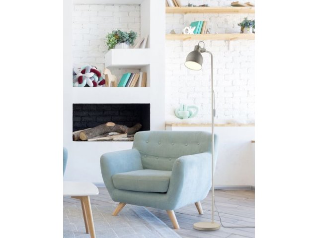 Podna lampa Flint - bijela